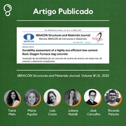 Artigo publicado sobre durabilidade de concreto de escória de aciaria! 1